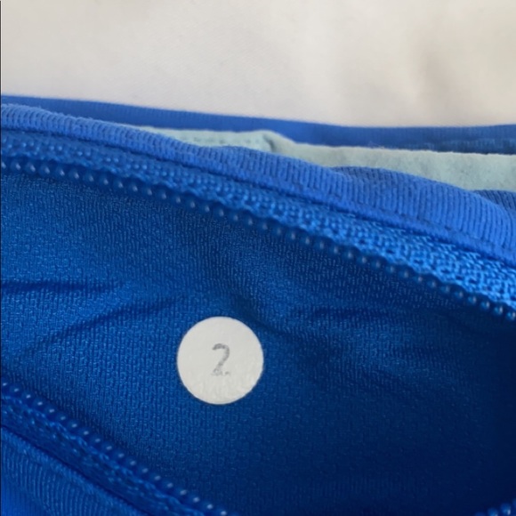 Blue Pattern Lululemon Shorts - Picture 5 of 5